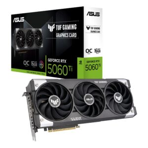 Videokaart|ASUS|NVIDIA GeForce RTX 5060 Ti|16 GB|GDDR7|128 bit|PCIE 5...