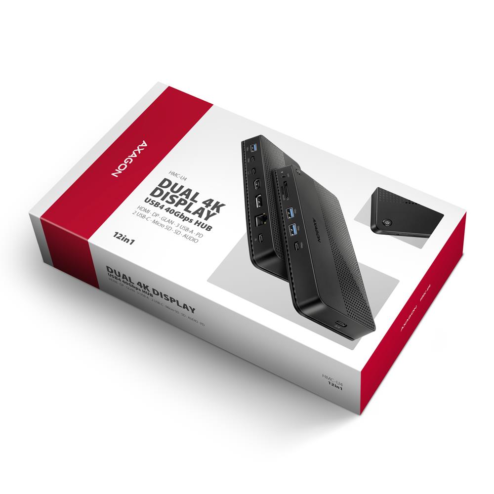NB ACC DOCKING STATION/12IN1 HMC-U4 AXAGON