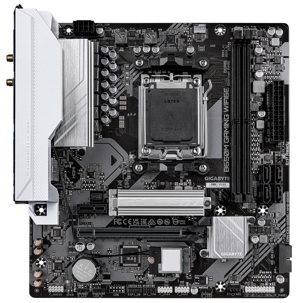 MB AMD B650 SAM5 MATX/B650M GAMING WIFI6E GIGABYTE