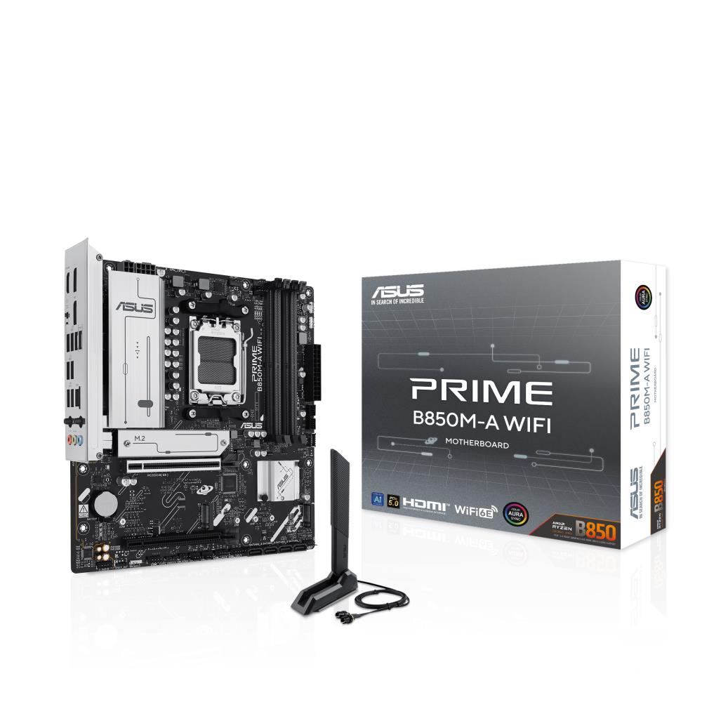 Mainboard|ASUS|AMD B850|SAM5|Micro-ATX|Memory DDR5|Memory slots 4|1xPCI-...