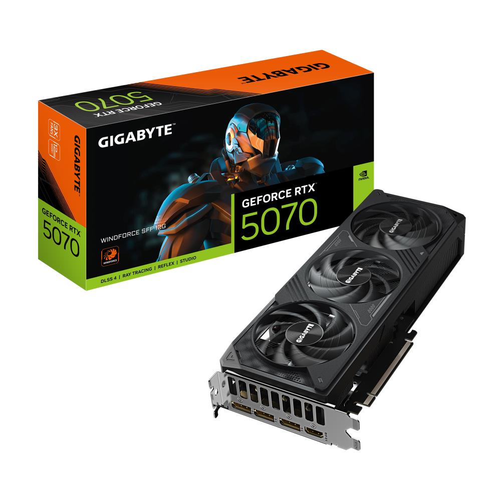 Graphics Card|GIGABYTE|NVIDIA GeForce RTX 5070|12 GB|GDDR7|192 bit|PCIE ...