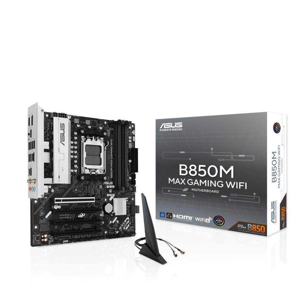 Mainboard|ASUS|AMD B850|SAM5|Micro-ATX|Memory DDR5|Memory slots 4|3xPCI-...