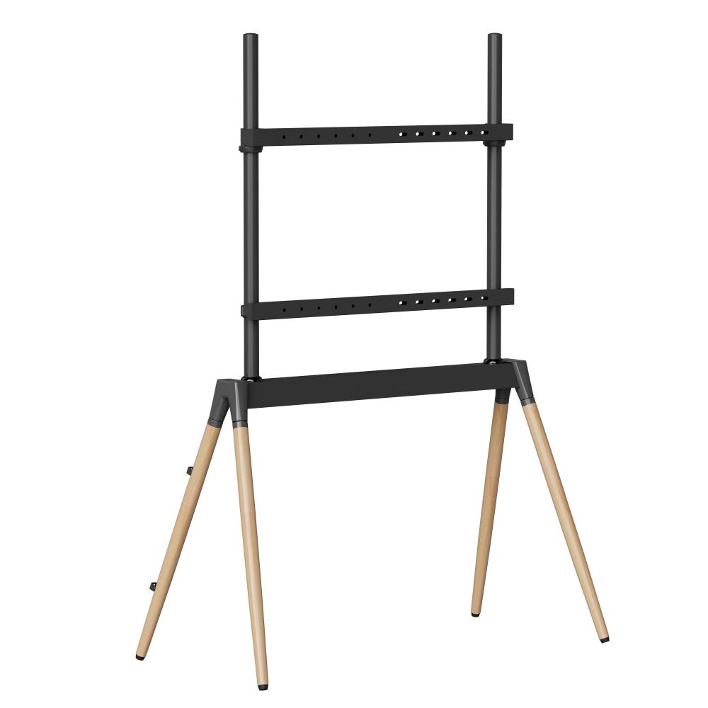 TV SET ACC FLOOR STAND 55-86″/BLK/WOOD TVS-86F-01-BK GEMBIRD