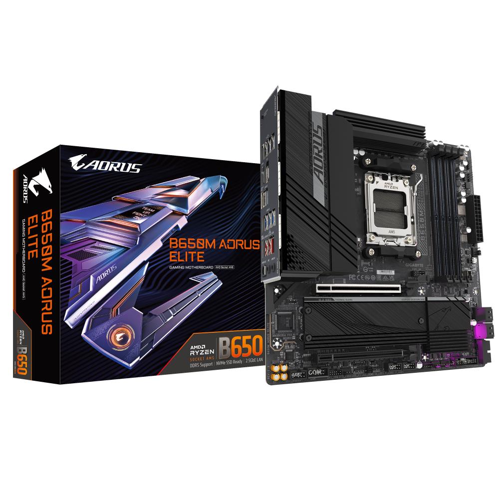 Mainboard|GIGABYTE|AMD B650|SAM5|Micro-ATX|Memory DDR5|Memory slots 4|1x...