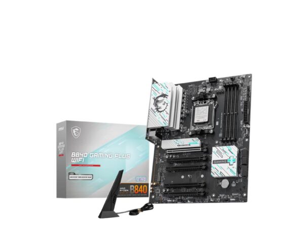 Emaplaat|MSI|AMD B840|SAM5|ATX|Memory slots 4|5xPCI-Express 16x|2xM.2|1...
