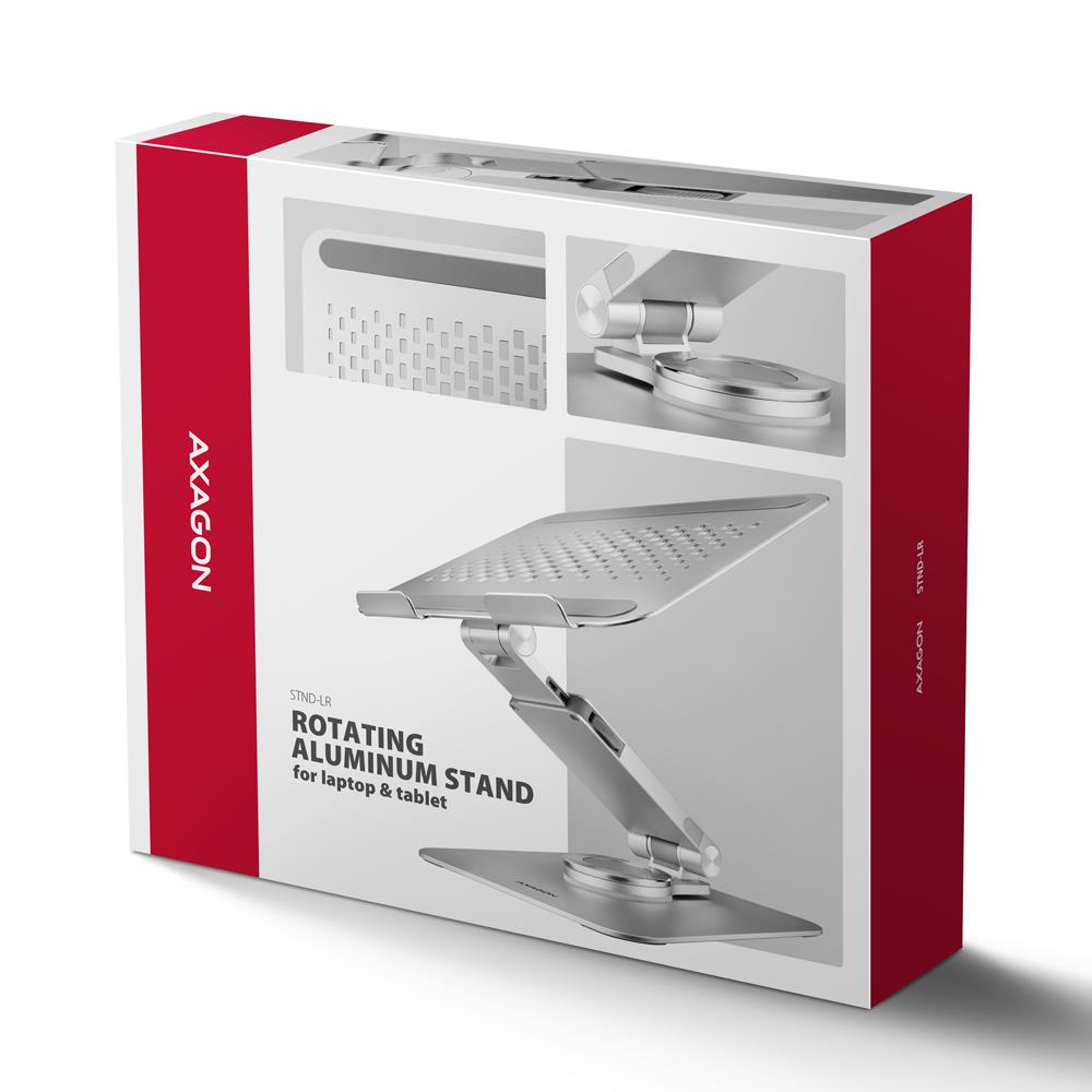 NB ACC STAND 10-17″ ROTATING/ALUMINUM STND-LR AXAGON