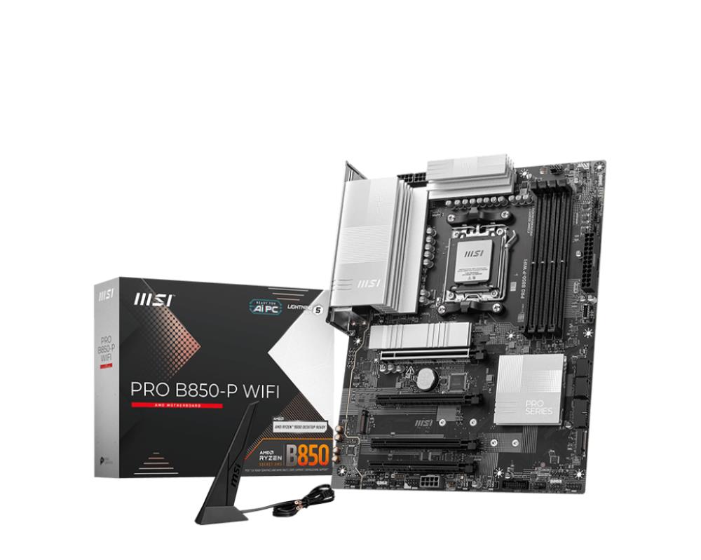 Emaplaat|MSI|AMD B850|SAM5|ATX|Memory DDR5|Memory slots 4|4xPCI-Express&...