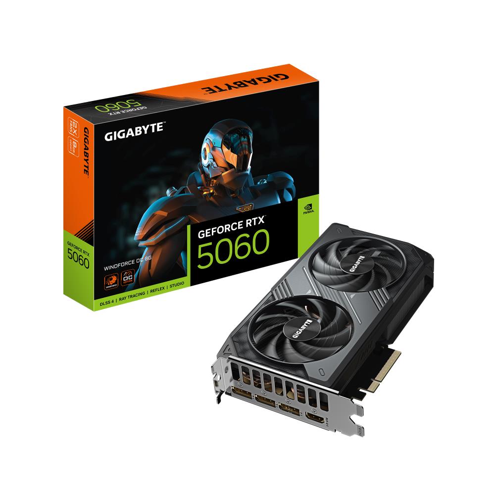 VGA PCIE16 RTX5060 8GB GDDR7/GV-N5060WF2OC-8GD GIGABYTE