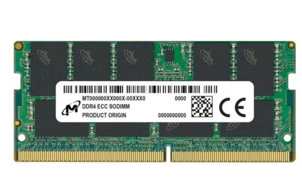Server Memory Module|MICRON|DDR4|32GB|ECC|3200 MHz|CL 22|1.2 V|MTA18ASF4G72HZ-3G2R
