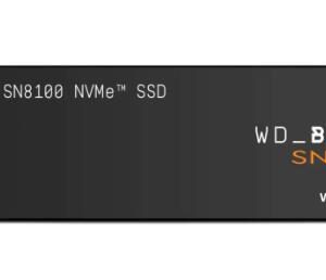 SSD|WESTERN DIGITAL|Black SN8100|1TB|M.2|PCIe Gen5|NVMe|3D TLC|Write speed 11000 MBytes/sec|Read speed 14900 MBytes/sec|WDS100T1X0M