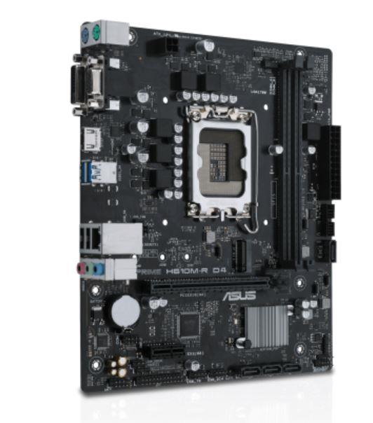 Emaplaat|ASUS|Intel H610|LGA1700|Micro-ATX|Memory DDR4|Memory slots 2|1&...