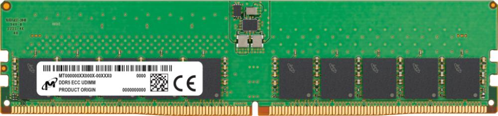 Server Memory Module|MICRON|DDR5|32GB|UDIMM/ECC|5600 MHz|CL 46|1.1 V|MTC...