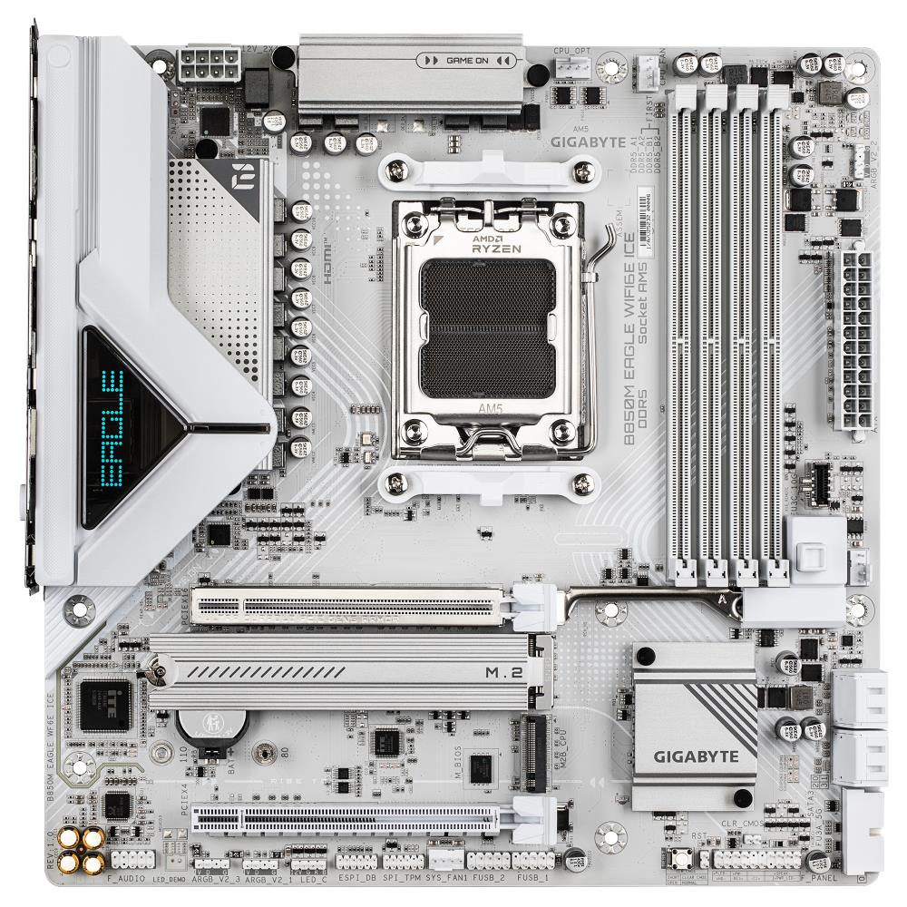 Emaplaat|GIGABYTE|AMD B850|SAM5|Micro-ATX|Memory DDR5|Memory slots 4|1x&...