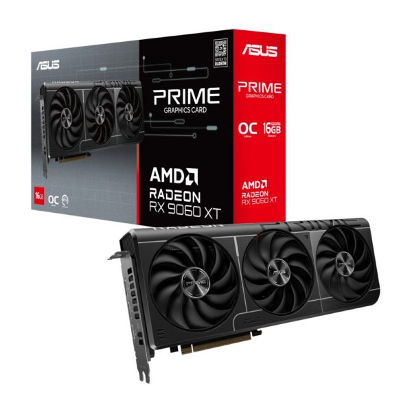 Videokaart|ASUS|AMD Radeon RX 9060 XT|16 GB|GDDR6|128 bit|PCIE 5.0 16...