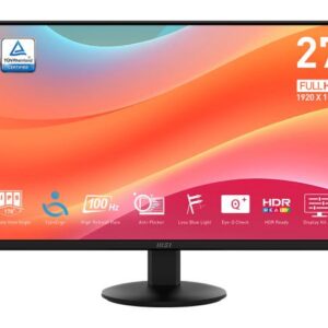 LCD Monitor|MSI|PRO MP272L|27"|Business|Matte|Panel IPS|1920x1080|16:9|100Hz|1 ms|Tilt|Colour Black|PROMP272L