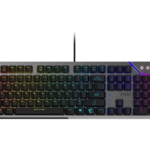 Klaviatuur Mänguri BLACK US/STRIKE 600 SILENT MSI