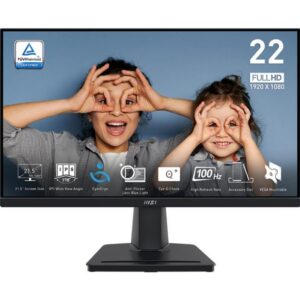 LCD Monitor|MSI|PRO MP225|21.5"|Business|Matte|Panel IPS|1920x1080|16:9|100Hz|4 ms|Colour Black|PROMP225