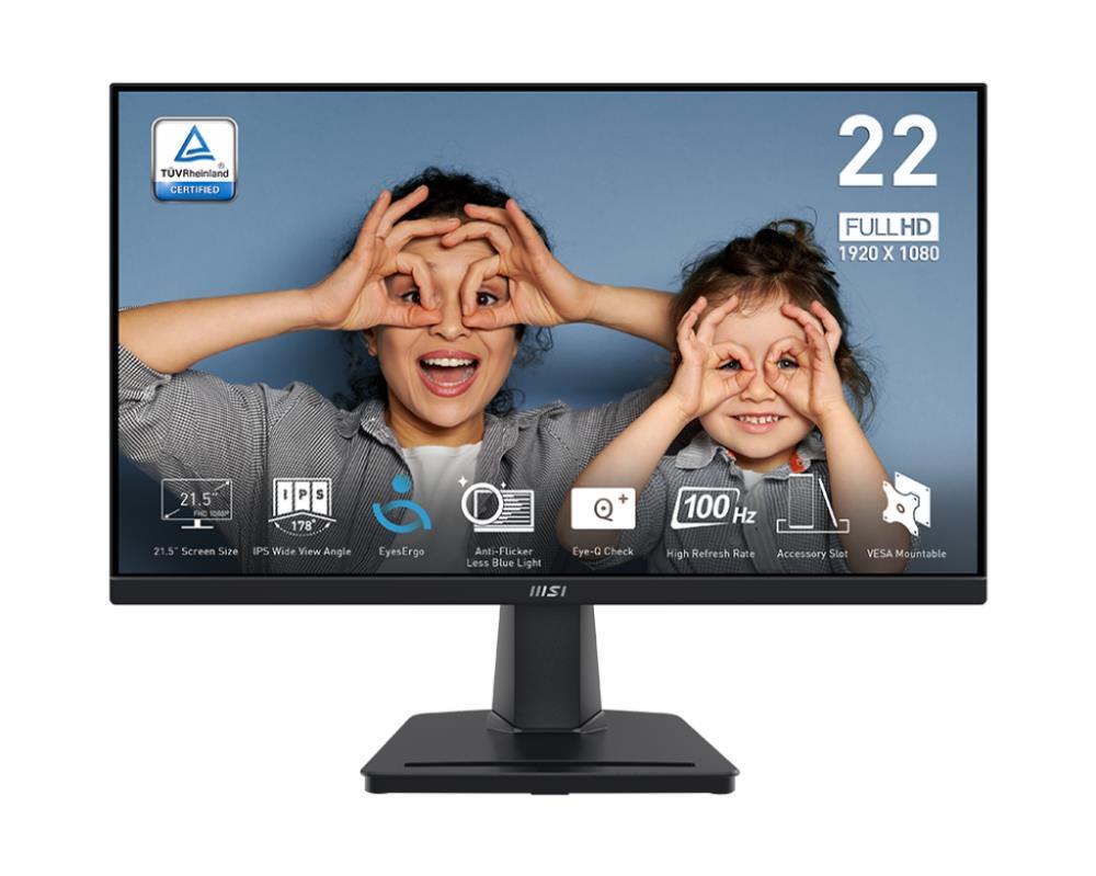 LCD Monitor|MSI|PRO MP225|21.5″|Business|Matte|Panel IPS|1920&#215...