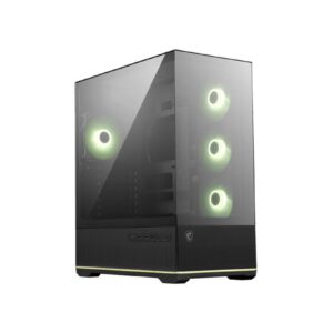 Case|MSI|MAG PANO 110R PZ|MidiTower|Case product features Transparent panel|Not included|Colour Black|MAGPANO110RPZ