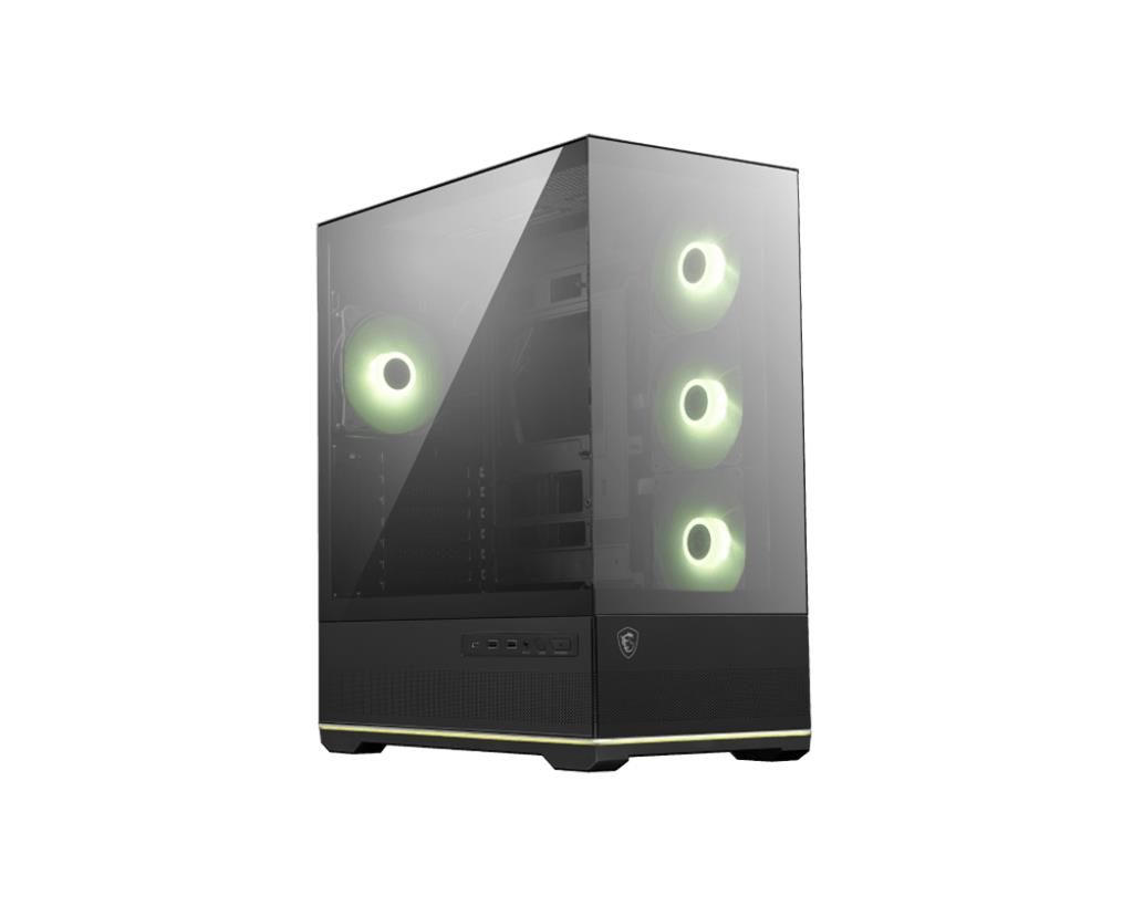Case|MSI|MAG PANO 110R PZ|MidiTower|Case product features Transparent pa...