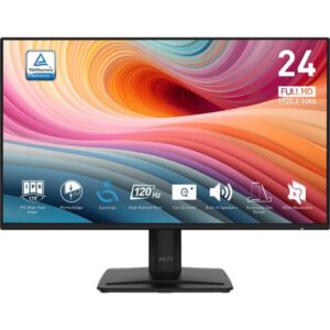 LCD Monitor|MSI|PRO MP242A E2|24"|Business|Matte|Panel IPS|1920x1080|16:9|120 Hz|1 ms|Speakers|Colour Black|PROMP242AE2