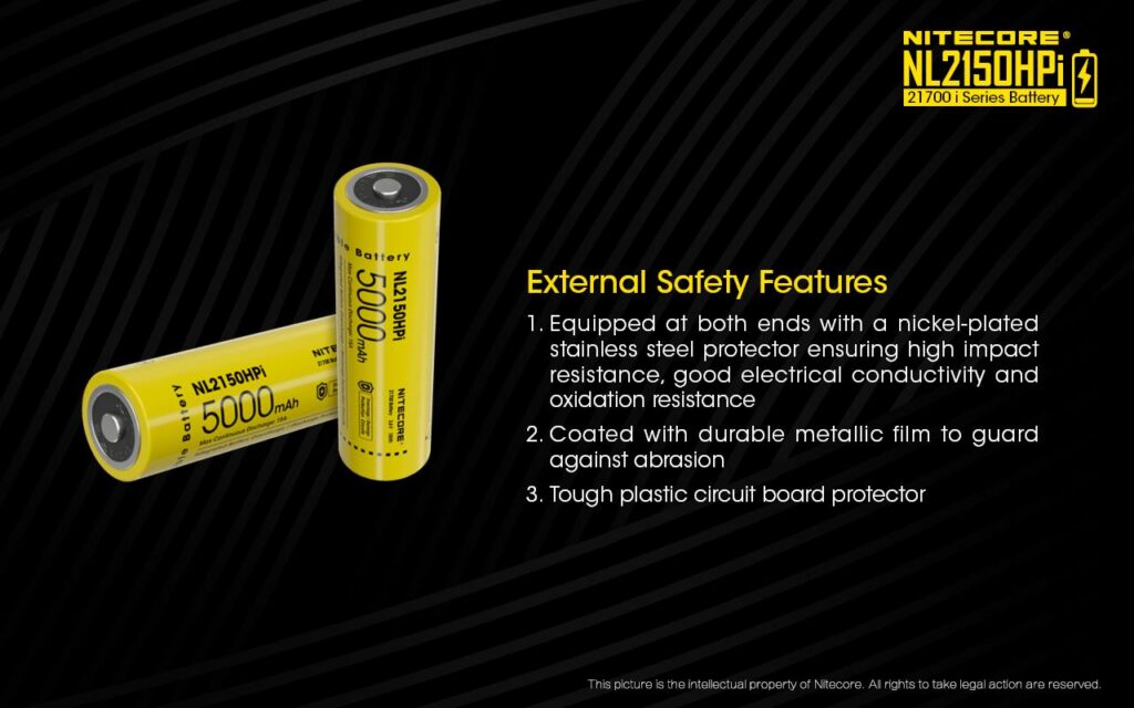 BATTERY RECH. LI-ION 3.6V/NL2150HPI(5000MAH) NITECORE