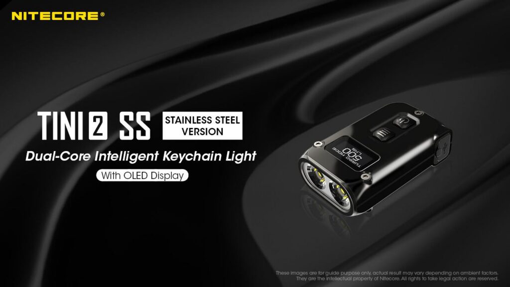 FLASHLIGHT T SERIES 500 LUMENS/TINI 2 SS NITECORE