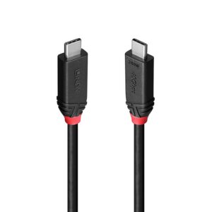 KAABEL USB4 240W TYPE C 0.5M/BLACK LINE 37000 LINDY