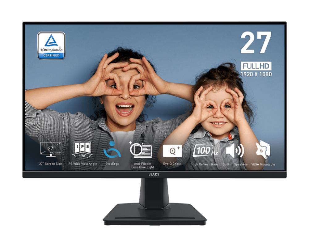LCD Monitor|MSI|PRO MP275|27″|Business|Matte|Panel IPS|1920×1...
