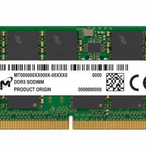 Server Memory Module|MICRON|DDR5|16GB|ECC|5600 MHz|CL 46|1.1 V|MTC10C1084S1TC56BR