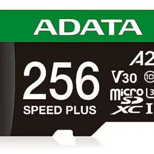 MÄLUKAART SDXC 256GB UHS-I/UD256GUI3V30A2SP-RA1 ADATA