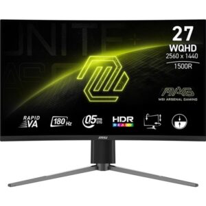 LCD Monitor|MSI|MAG 27CQ6PF|27″|Mänguri|Panel VA|2560×1440|16:...