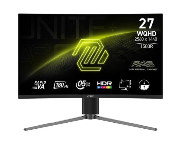 LCD Monitor|MSI|MAG 27CQ6PF|27″|Mänguri|Panel VA|2560×1440|16:...