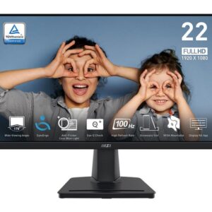LCD Monitor|MSI|PRO MP225V|21.45"|Business|Matte|Panel VA|1920x1080|16:9|100 ??|1 ms|Colour Black|PROMP225V