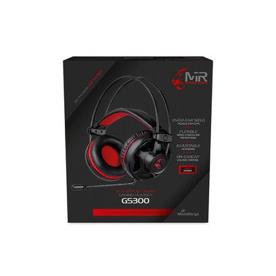 KÕRVAKLAPID Mänguri GS300/BLACK/RED MRGS300 MEDIARANGE