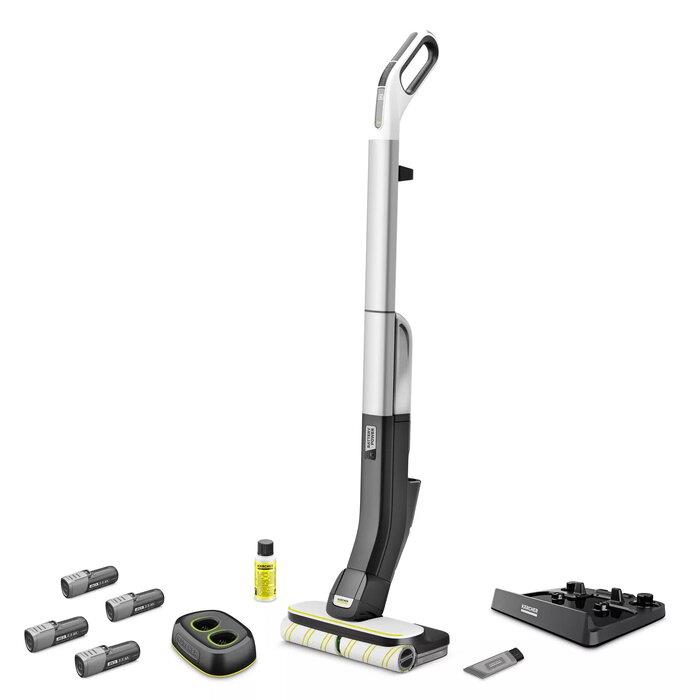 Vacuum Cleaner|KARCHER|Hard floor cleaner FC 4-4 Battery Set 4B Duo|Nois...