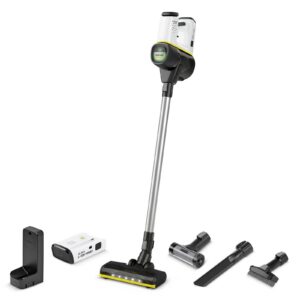 Vacuum Cleaner|KARCHER|Cordless vacuum cleaner VC 6 Cordless ourFamily Battery Plus|Upright/Cordless/Bagless|Capacity 0.8 l|Noise 78 dB|White|Weight 2.6 kg|1.198-677.0