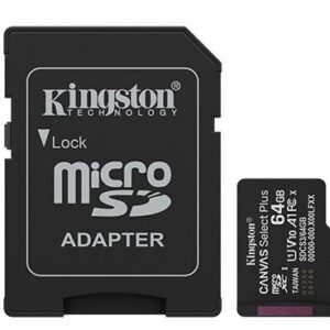 MÄLUKAART SDXC 64GB UHS-I/W/ADAPTER SDCS3/64GB KINGSTON