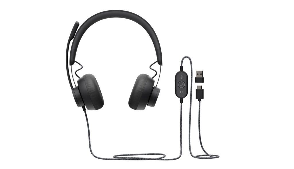 KÕRVAKLAPID ZONE WIRED/DARK GREY 981-000875 LOGITECH