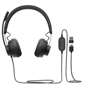 KÕRVAKLAPID ZONE WIRED/DARK GREY 981-000875 LOGITECH