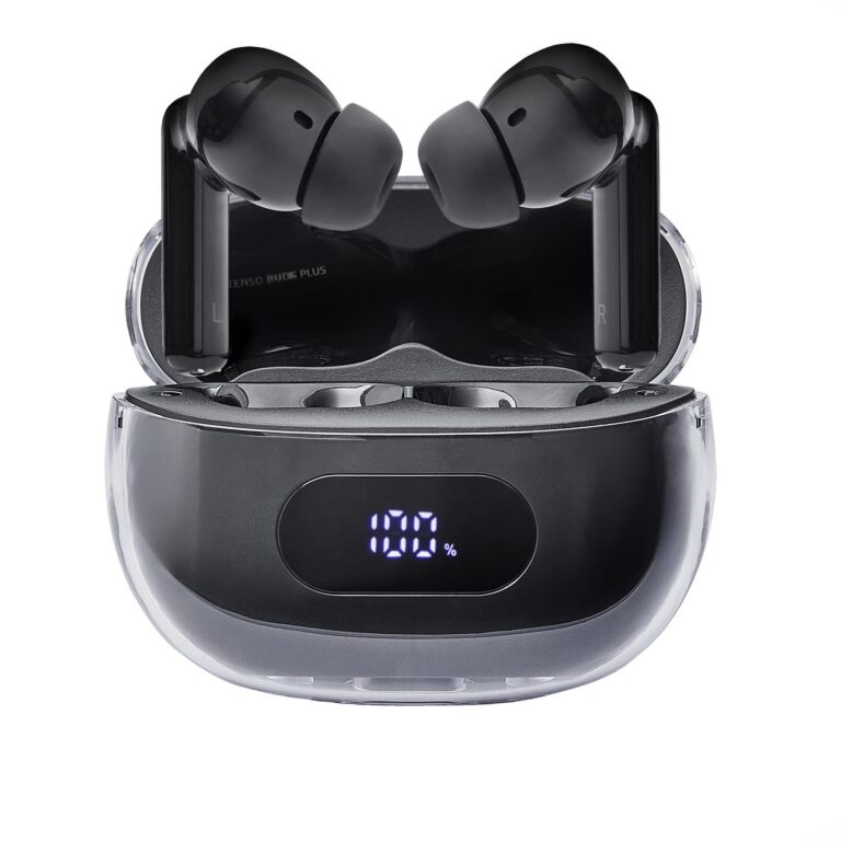 KÕRVAKLAPID BUDS PLUS T310AE/BLACK 3720310 INTENSO
