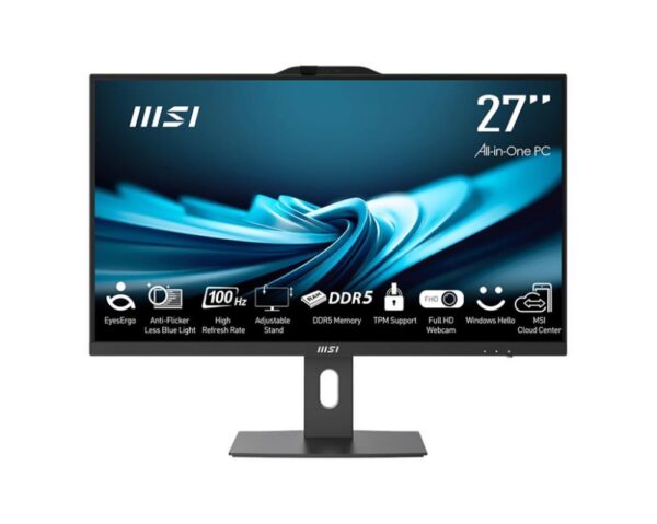 Monoblock PC|MSI|PRO|AP272P 14M|Business|All in One|CPU Core i5|i5-14400|2500 MHz|Screen 27"|RAM 16GB|DDR4|3200 MHz|SSD 500GB|Graphics card Intel UHD Graphics|Integrated|Windows 11 Pro|Colour Black|PROAP272P14M-879EU