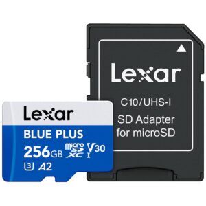 MÄLUKAART SDXC 256GB UHS-I/W/A LMSBLPL256G-BNANG LEXAR