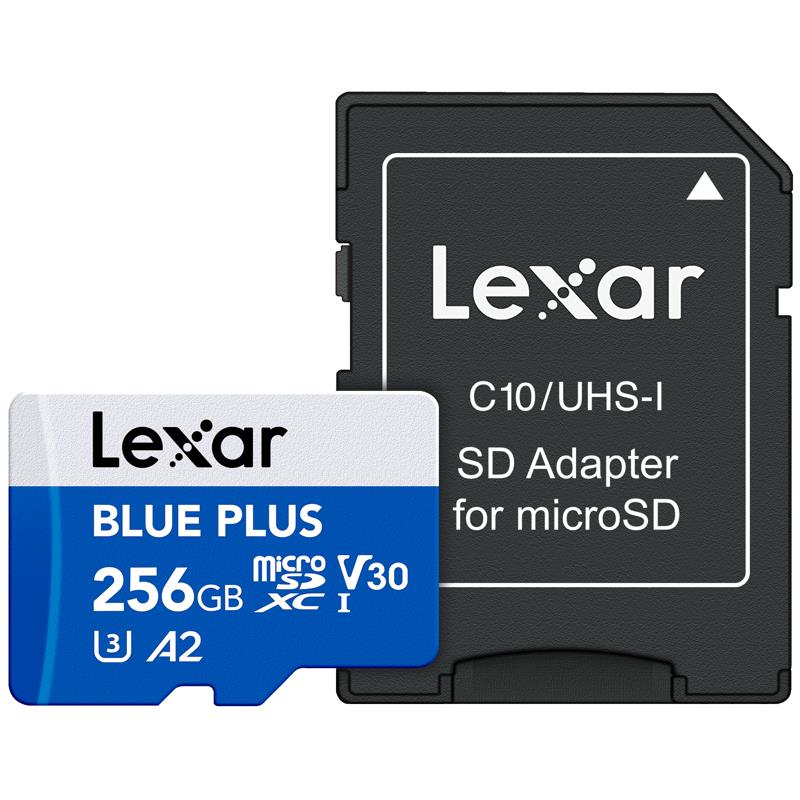 MÄLUKAART SDXC 256GB UHS-I/W/A LMSBLPL256G-BNANG LEXAR
