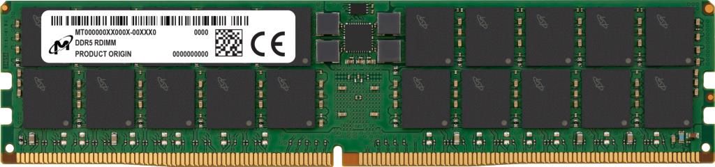 Server Memory Module|MICRON|DDR5|128GB|RDIMM|5600 MHz|CL 46|1.1 V|MTC40F2047S1RC56BR