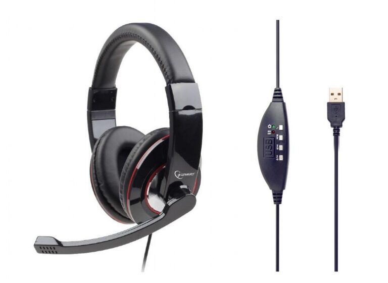 KÕRVAKLAPID STEREO USB BLACK/MHS-U-001 GEMBIRD