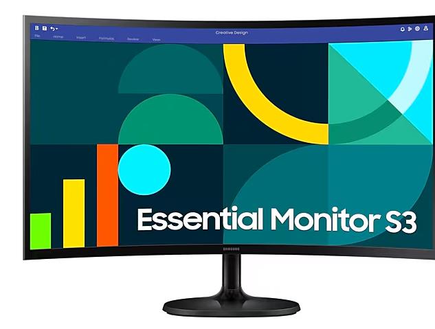 LCD Monitor|SAMSUNG|LS27D362GAUXEN|27″|Business/Curved|Matte|Panel...