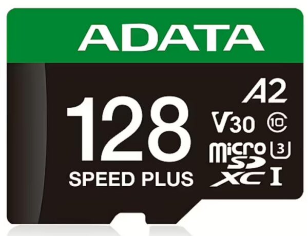 MÄLUKAART SDXC 128GB UHS-I/UD128GUI3V30A2SP-RA1 ADATA