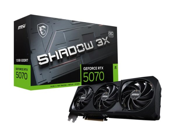Videokaart|MSI|NVIDIA GeForce RTX 5070|12 GB|GDDR7|192 bit|PCIE 5.0 1...