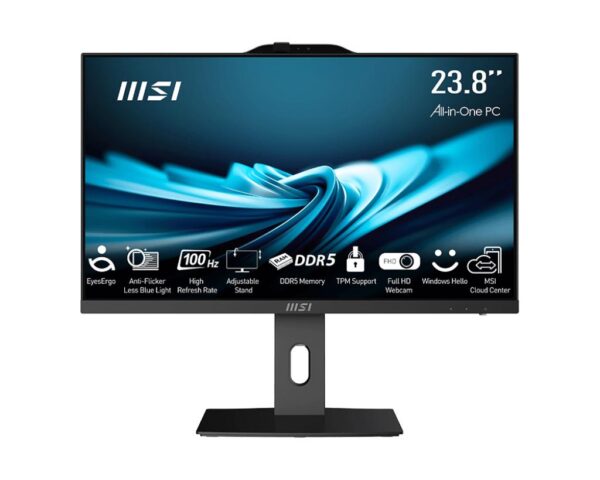 Monoblock PC|MSI|PRO|AP241P 14M|Business|All in One|CPU Core i5|i5-14400|2500 MHz|Screen 23.8"|RAM 16GB|DDR5|5600 MHz|SSD 500GB|Graphics card Intel UHD Graphics|Integrated|Colour Black|PROAP242P14M-892XEU